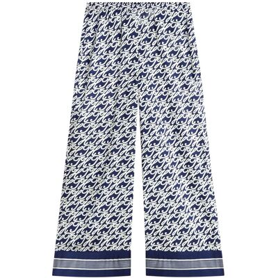 Tommy Hilfiger Swimshop Silk Voile Aop Pants M TH SCRIPT PREPPY NAVY M Tommy Hilfiger Swimshop Silk Voile Aop Pants M TH SCRIPT PREPPY NAVY M