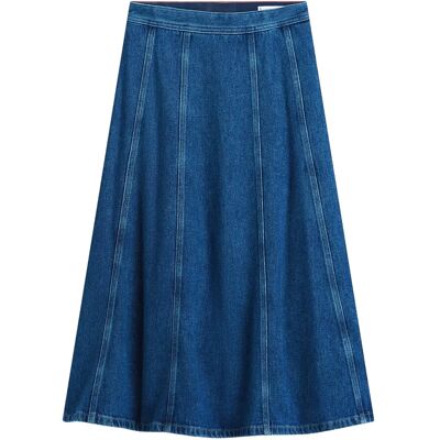 Tommy Hilfiger Dnm Ray Flared Midi Skirt Hw 34 RAY 34 Tommy Hilfiger Dnm Ray Flared Midi Skirt Hw 34 RAY 34