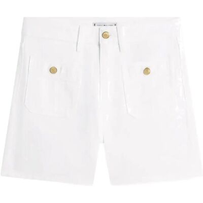 Tommy Hilfiger Dnm Clr Mini Short Hw 31 TH OPTIC WHITE 31 Tommy Hilfiger Dnm Clr Mini Short Hw 31 TH OPTIC WHITE 31