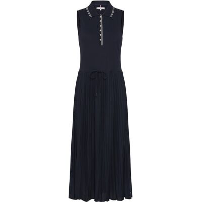 Tommy Hilfiger 1985 Pleated Polo Dress Ns XS DARK NIGHT NAVY XS Tommy Hilfiger 1985 Pleated Polo Dress Ns XS DARK NIGHT NAVY XS