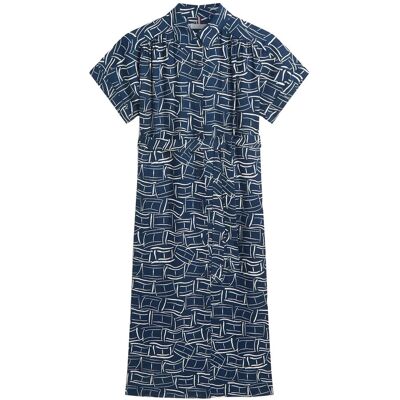 Tommy Hilfiger Linen Belted Knee Ss Shirt Dress M FLAG FEATHERS DARK NIGHT NAVY M Tommy Hilfiger Linen Belted Knee Ss Shirt Dress M FLAG FEATHERS DARK NIGHT NAVY M