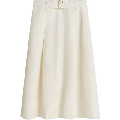Tommy Hilfiger Linen Utility Midi Skirt 32 CALICO 32 Tommy Hilfiger Linen Utility Midi Skirt 32 CALICO 32
