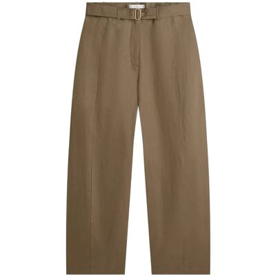 Tommy Hilfiger Linen Utility Barrel Pant 36 MEDITERRANEAN OLIVE 36 Tommy Hilfiger Linen Utility Barrel Pant 36 MEDITERRANEAN OLIVE 36