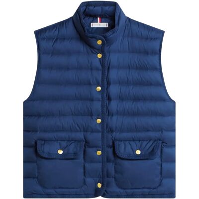 Tommy Hilfiger Feminine Lw Down Vest M DARK NIGHT NAVY M Tommy Hilfiger Feminine Lw Down Vest M DARK NIGHT NAVY M