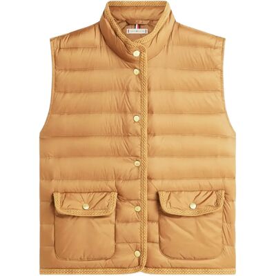 Tommy Hilfiger Feminine Lw Down Vest M HICKORY M Tommy Hilfiger Feminine Lw Down Vest M HICKORY M