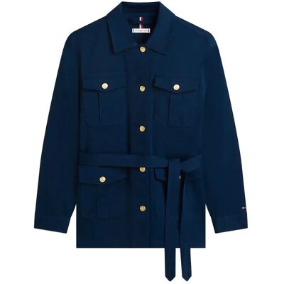 Tommy Hilfiger Cotton Gold Button Field Jacket M DARK NIGHT NAVY M Tommy Hilfiger Cotton Gold Button Field Jacket M DARK NIGHT NAVY M