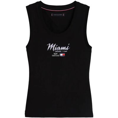 Tommy Hilfiger Th X Cf1 Miami Tank Top M BLACK M Tommy Hilfiger Th X Cf1 Miami Tank Top M BLACK M