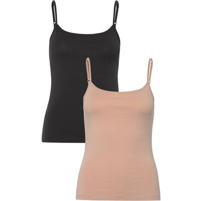 Tommy Hilfiger 2 Pack Cami M BLACK MISTY BLUSH M Tommy Hilfiger 2 Pack Cami M BLACK MISTY BLUSH M