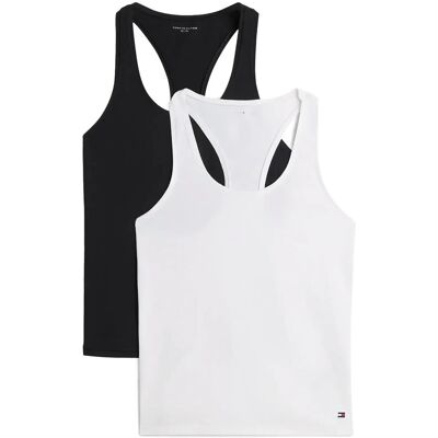 Tommy Hilfiger 2 Pack Tank Top XS BLACK WHITE XS Tommy Hilfiger 2 Pack Tank Top XS BLACK WHITE XS