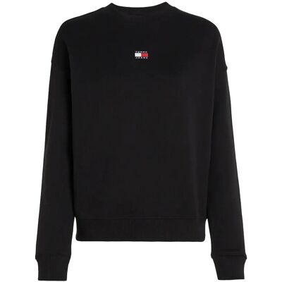 Tommy Jeans Tjw Bxy Badge Crew Ext XL BLACK XL Tommy Jeans Tjw Bxy Badge Crew Ext XL BLACK XL