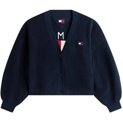 Tommy Jeans Tjw Flag Badge Cardigan XL DARK NIGHT NAVY XL Tommy Jeans Tjw Flag Badge Cardigan XL DARK NIGHT NAVY XL