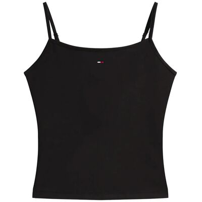 Tommy Jeans Tjw Essential Strap Top Ext XL BLACK XL Tommy Jeans Tjw Essential Strap Top Ext XL BLACK XL
