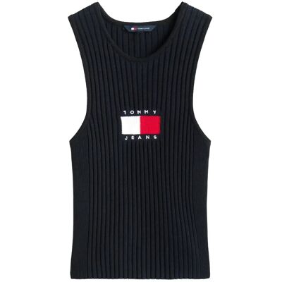 Tommy Jeans Tjw Rib Racer Tank XXS BLACK XXS Tommy Jeans Tjw Rib Racer Tank XXS BLACK XXS