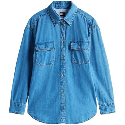 Tommy Jeans Ls Relaxed Denim Shirt Ext XXS DENIM MEDIUM XXS Tommy Jeans Ls Relaxed Denim Shirt Ext XXS DENIM MEDIUM XXS
