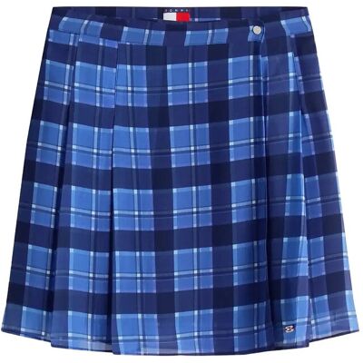Tommy Jeans Tjw Chiffon Pleated Mini Skirt XL BLUE CHECK XL Tommy Jeans Tjw Chiffon Pleated Mini Skirt XL BLUE CHECK XL