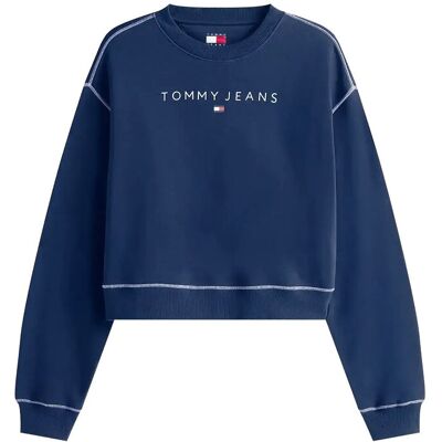 Tommy Jeans Tjw Rlx Crp Stitch Linear Crew XL DARK NIGHT NAVY XL Tommy Jeans Tjw Rlx Crp Stitch Linear Crew XL DARK NIGHT NAVY XL