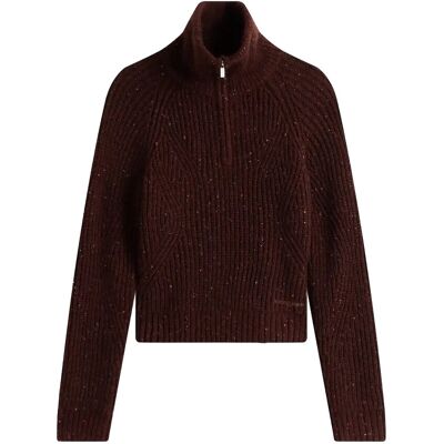 Tommy Jeans Tjw Nep 1/4 Zip Sweater XL RICH BROWN XL Tommy Jeans Tjw Nep 1/4 Zip Sweater XL RICH BROWN XL