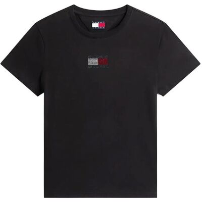 Tommy Jeans Tjw Reg Party Flag Tee Ext XL BLACK XL Tommy Jeans Tjw Reg Party Flag Tee Ext XL BLACK XL