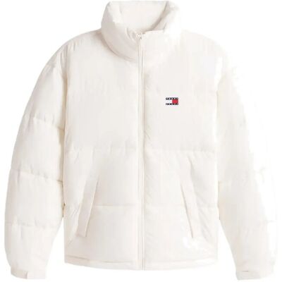 Tommy Jeans Tjw Ovs Hooded Flag Puffer Ext L ANCIENT WHITE L Tommy Jeans Tjw Ovs Hooded Flag Puffer Ext L ANCIENT WHITE L