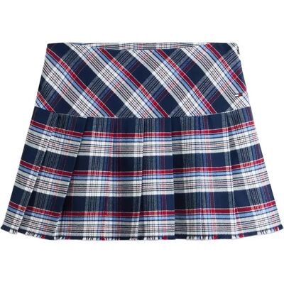 Tommy Jeans Tjw Structured Pleat Mini Skirt XL NAVY TARTAN XL Tommy Jeans Tjw Structured Pleat Mini Skirt XL NAVY TARTAN XL