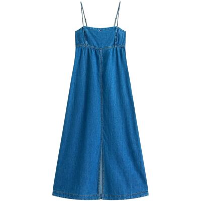 Tommy Jeans Tjw Chambray Maxi Dress Ext XL DENIM MEDIUM XL Tommy Jeans Tjw Chambray Maxi Dress Ext XL DENIM MEDIUM XL