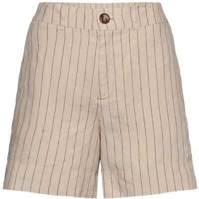 Twist & Tango Mary Shorts 42 BEIGE PINSTRIPE 42 Twist & Tango Mary Shorts 42 BEIGE PINSTRIPE 42