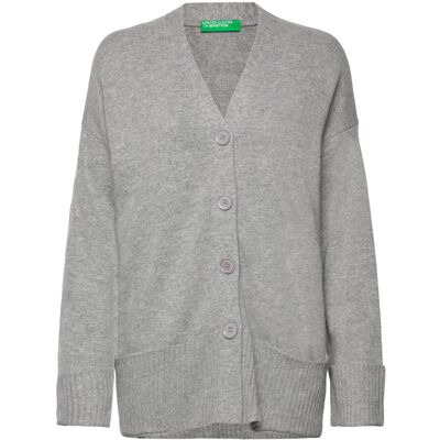 United L/S Cardigan S GREY S United L/S Cardigan S GREY S