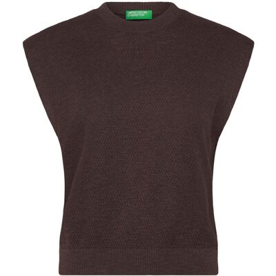 United Sleeveless Sweater XL BROWN XL United Sleeveless Sweater XL BROWN XL