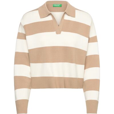 United L/S Polo Shirt L BEIGE L United L/S Polo Shirt L BEIGE L