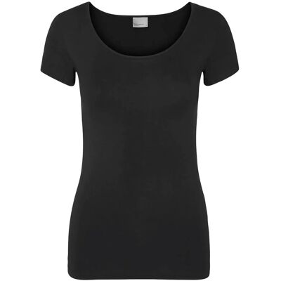 Vero Moda Vmmaxi My Soft Ss U-Neck Noos XXL BLACK XXL Vero Moda Vmmaxi My Soft Ss U-Neck Noos XXL BLACK XXL