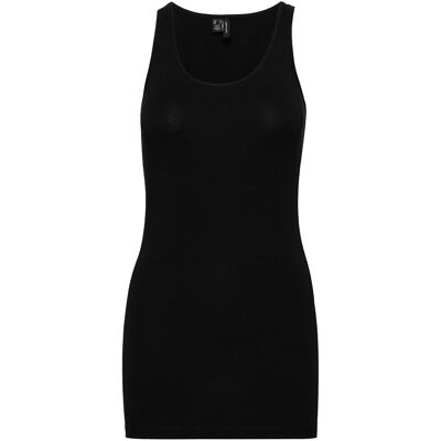 Vero Moda Vmmaxi My Soft Long Tank Top Noos XL BLACK XL Vero Moda Vmmaxi My Soft Long Tank Top Noos XL BLACK XL