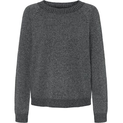 Vero Moda Vmdoffyshine Ls O-Neck Blouse Rep Noos XXL ASPHALT XXL Vero Moda Vmdoffyshine Ls O-Neck Blouse Rep Noos XXL ASPHALT XXL