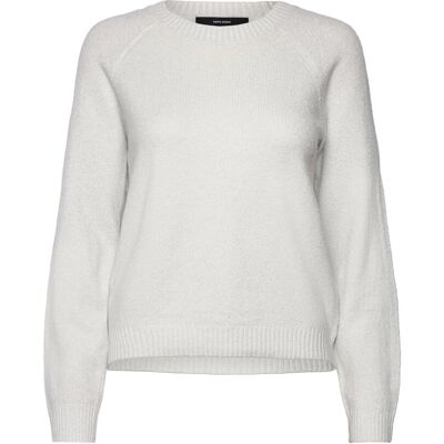 Vero Moda Vmdoffyshine Ls O-Neck Blouse Rep Noos S SNOW WHITE S Vero Moda Vmdoffyshine Ls O-Neck Blouse Rep Noos S SNOW WHITE S