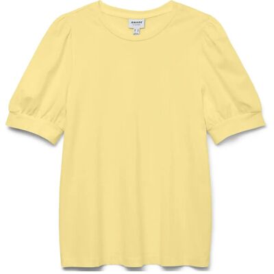 Vero Moda Awkerry 2/4 O-Neck Top Noos M LEMON MERINGUE M Vero Moda Awkerry 2/4 O-Neck Top Noos M LEMON MERINGUE M