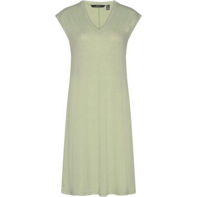 Vero Moda Vmmarijune Sl Knee Dress Jrs XS RESEDA XS Vero Moda Vmmarijune Sl Knee Dress Jrs XS RESEDA XS
