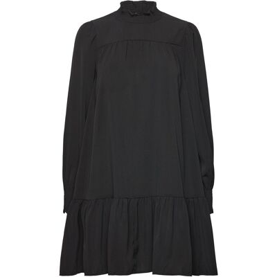 Vero Moda Vmshilah Naja High Neck Dress Wvn Ga XS BLACK XS Vero Moda Vmshilah Naja High Neck Dress Wvn Ga XS BLACK XS