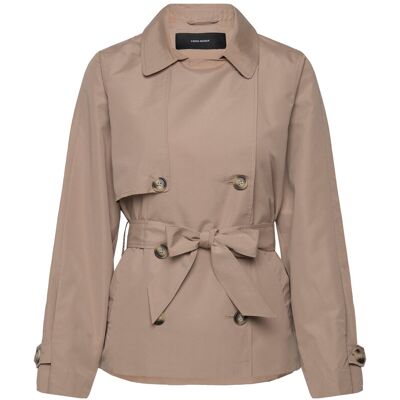 Vero Moda Vmzoa Trenchcoat Noos XL SILVER MINK XL Vero Moda Vmzoa Trenchcoat Noos XL SILVER MINK XL