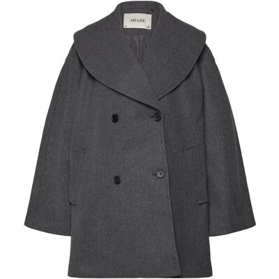 Vero Moda Vmlondyn Ls Coat Vma XS DARK GREY MELANGE XS Vero Moda Vmlondyn Ls Coat Vma XS DARK GREY MELANGE XS