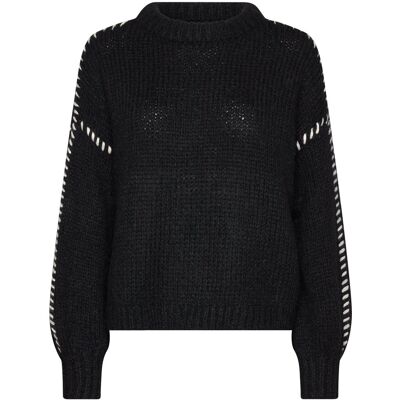 Vero Moda Vmfeng Ls O-Neck Pullover Ga Boo XL BLACK XL Vero Moda Vmfeng Ls O-Neck Pullover Ga Boo XL BLACK XL