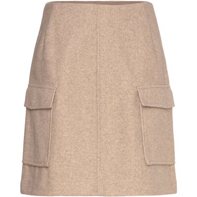 Vero Moda Vmfortuneemmy Hw Short Skirt Ga Boo XS SILVER MINK XS Vero Moda Vmfortuneemmy Hw Short Skirt Ga Boo XS SILVER MINK XS