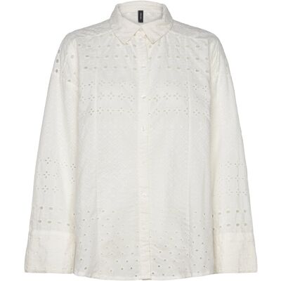 Vero Moda Vmgigi Ls Oversized Shirt Wvn Ga S SNOW WHITE S Vero Moda Vmgigi Ls Oversized Shirt Wvn Ga S SNOW WHITE S