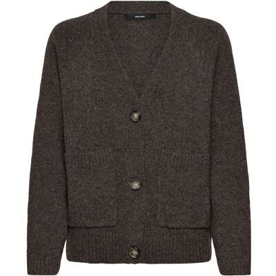 Vero Moda Vmboom Ls V-Neck Button Cardigan Ga Noos XL CHOCOLATE TORTE XL Vero Moda Vmboom Ls V-Neck Button Cardigan Ga Noos XL CHOCOLATE TORTE XL