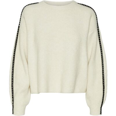 Vero Moda Vmzora Ls O-Neck Pullover Ga XS BIRCH XS Vero Moda Vmzora Ls O-Neck Pullover Ga XS BIRCH XS