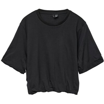 Vero Moda Vmaya Penny Ss Cropped Top Box Jrs XS BLACK XS Vero Moda Vmaya Penny Ss Cropped Top Box Jrs XS BLACK XS