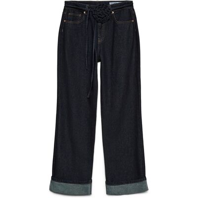 Vero Moda Vmallison Mr Straight Rosebelt Jns Si346 28 x 32 DARK BLUE DENIM 28 x 32 Vero Moda Vmallison Mr Straight Rosebelt Jns Si346 28 x 32 DARK BLUE DENIM 28 x 32