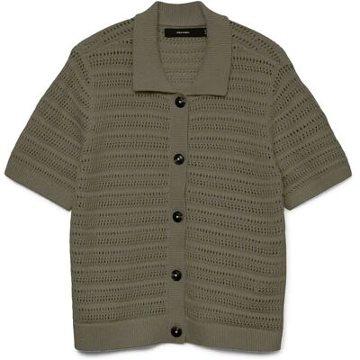 Vero Moda Vmhayley 2/4 Poloneck Cardigan Boo M KALAMATA M Vero Moda Vmhayley 2/4 Poloneck Cardigan Boo M KALAMATA M