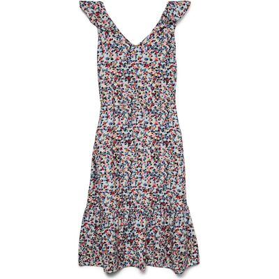 Vero Moda Vmsiena Sl 7/8 Dress Wvn XS NIGHT SKY XS Vero Moda Vmsiena Sl 7/8 Dress Wvn XS NIGHT SKY XS