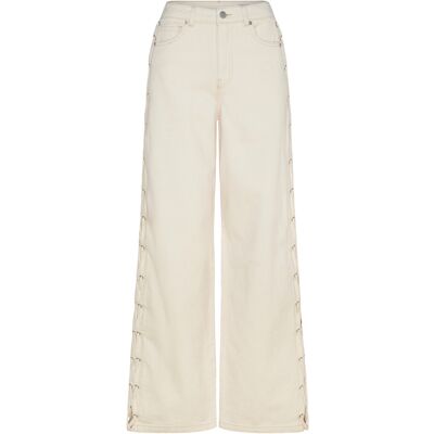Vero Moda Vmrae Hr Wide String Ecru Jeans 28 x 32 ECRU 28 x 32 Vero Moda Vmrae Hr Wide String Ecru Jeans 28 x 32 ECRU 28 x 32