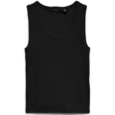 Vero Moda Vmchloe Sl Short Tank Top Noos XL BLACK XL Vero Moda Vmchloe Sl Short Tank Top Noos XL BLACK XL