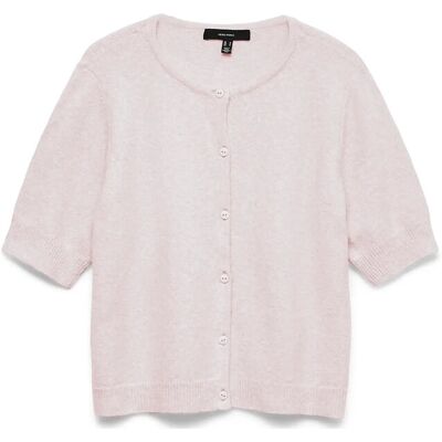 Vero Moda Vmdoffy 2/4 O-Neck Button Cardigan Noos XL PINK-A-BOO XL Vero Moda Vmdoffy 2/4 O-Neck Button Cardigan Noos XL PINK-A-BOO XL